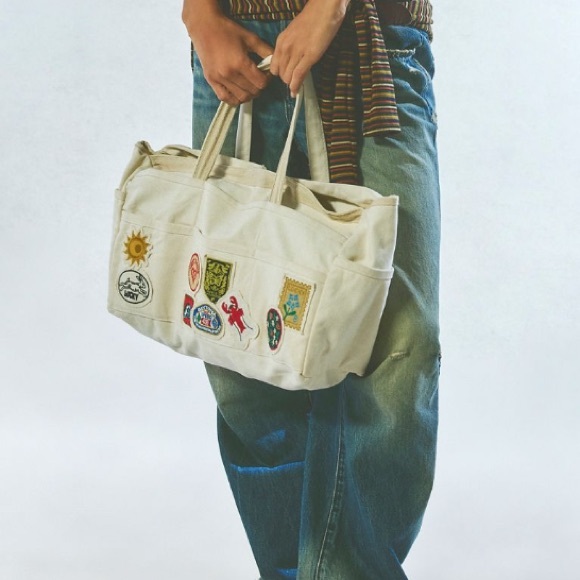 Free People Kiss My Patch Tote Bag - Picture 2 of 7